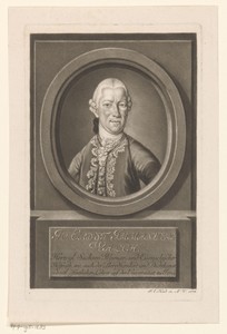 Portret van Johann Ernst Immanuel Walch