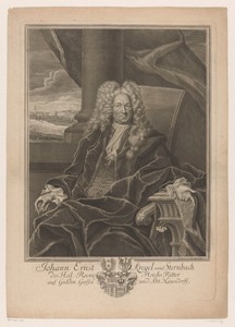 Portret van Johann Ernst Kregel von Sternbach