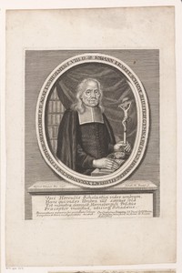 Portret van Johann Ernst Schadaeus