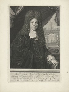 Portret van Johann Ernst Schmieden