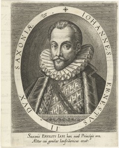 Portret van Johann Ernst van Saksen