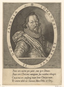 Portret van Johann Ernst van Saksen-Weimar
