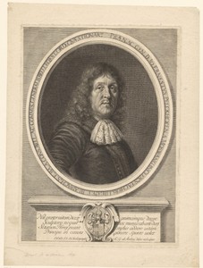 Portret van Johann Ernst von Pelckhofen