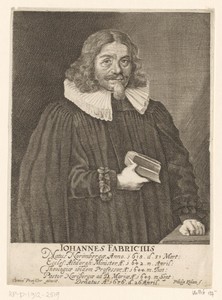 Portret van Johann Fabricius