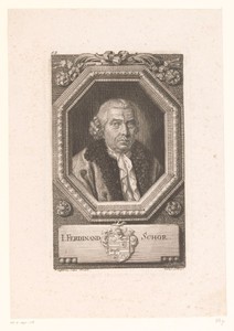 Portret van Johann Ferdinand Schor