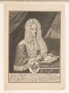 Portret van Johann Franz Loew von Erlsfeld