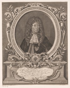 Portret van Johann Friedrich Bilger