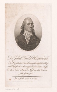 Portret van Johann Friedrich Blumenbach