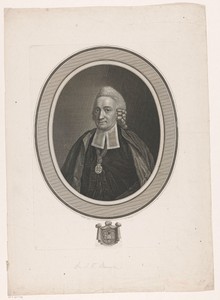 Portret van Johann Friedrich Burscher