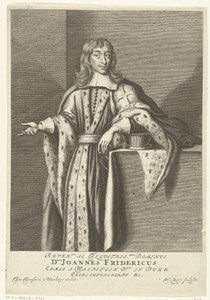 Portret van Johann Friedrich graaf van Waldstein