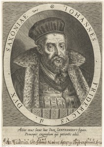 Portret van Johann Friedrich II van Saksen