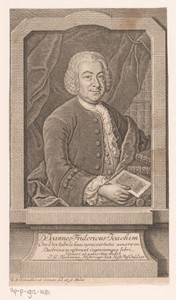 Portret van Johann Friedrich Joachim