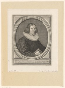 Portret van Johann Friedrich Laux