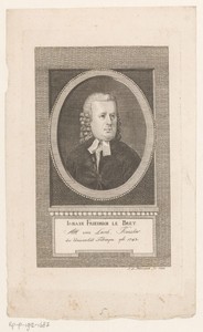Portret van Johann Friedrich Le Bret