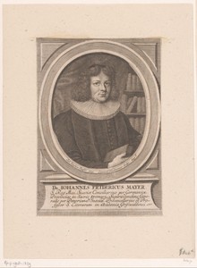 Portret van Johann Friedrich Mayer