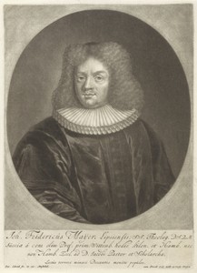 Portret van Johann Friedrich Mayer