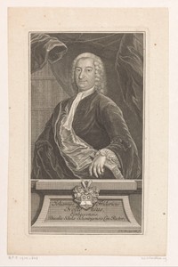 Portret van Johann Friedrich Nolte