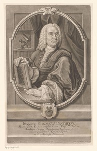 Portret van Johann Friedrich Penther