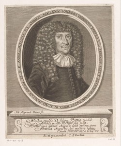 Portret van Johann Friedrich Rhetz