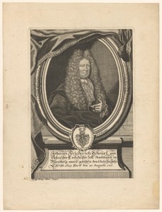 Portret van Johann Friedrich Scheurl von Defersdorf