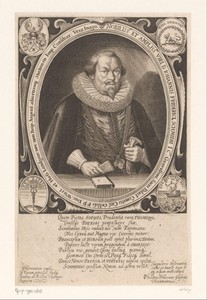Portret van Johann Friedrich Schmid