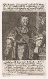 Portret van Johann Friedrich Schmidmair von Schwarzenbruck