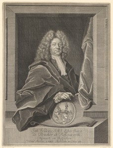 Portret van Johann Friedrich von Brecher und Rosenwerth