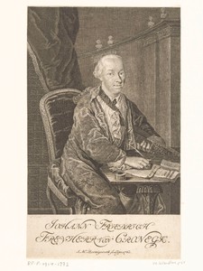 Portret van Johann Friedrich von Cronegk