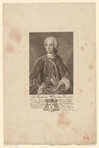 Portret van Johann Friedrich von dem Bussche