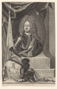 Portret van Johann Friedrich von Ilow