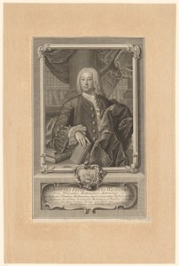 Portret van Johann Friedrich Weidler