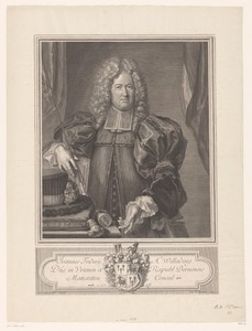 Portret van Johann Friedrich Willading
