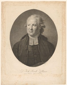Portret van Johann Friedrich Zöllner