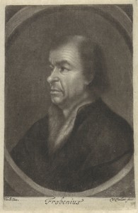 Portret van Johann Froben