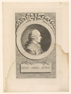 Portret van Johann Georg Büsch