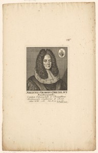 Portret van Johann Georg Drezel