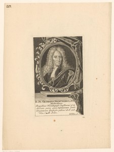 Portret van Johann Georg Fichtner