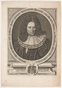 Portret van Johann Georg Gessner