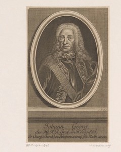 Portret van Johann Georg Graf von Königsfeld