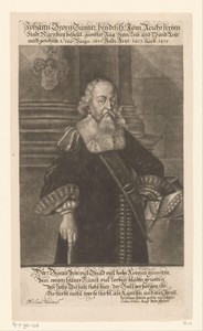 Portret van Johann Georg Günter