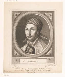 Portret van Johann Georg Hamann