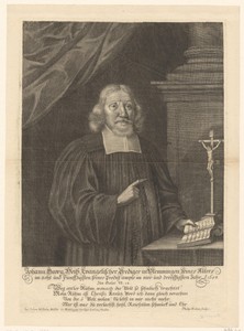 Portret van Johann Georg Heiss