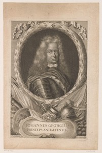Portret van Johann Georg II von Anhalt-Dessau
