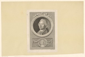 Portret van Johann Georg Krünitz