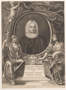 Portret van Johann Georg Pritius