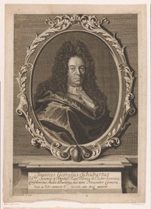 Portret van Johann Georg Schubart