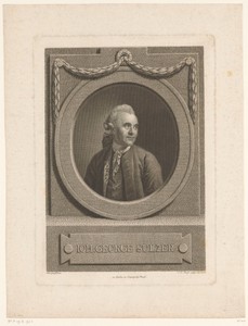 Portret van Johann Georg Sulzer