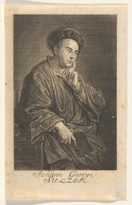 Portret van Johann Georg Sulzer