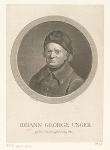 Portret van Johann Georg Unger