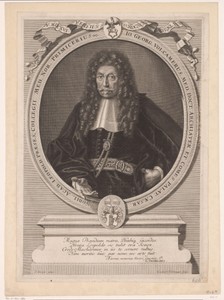 Portret van Johann Georg Volckamer